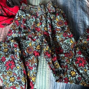 Colorful women’s Lucy and yak Alexa pants